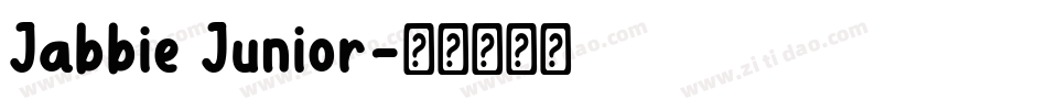 Jabbie Junior字体转换